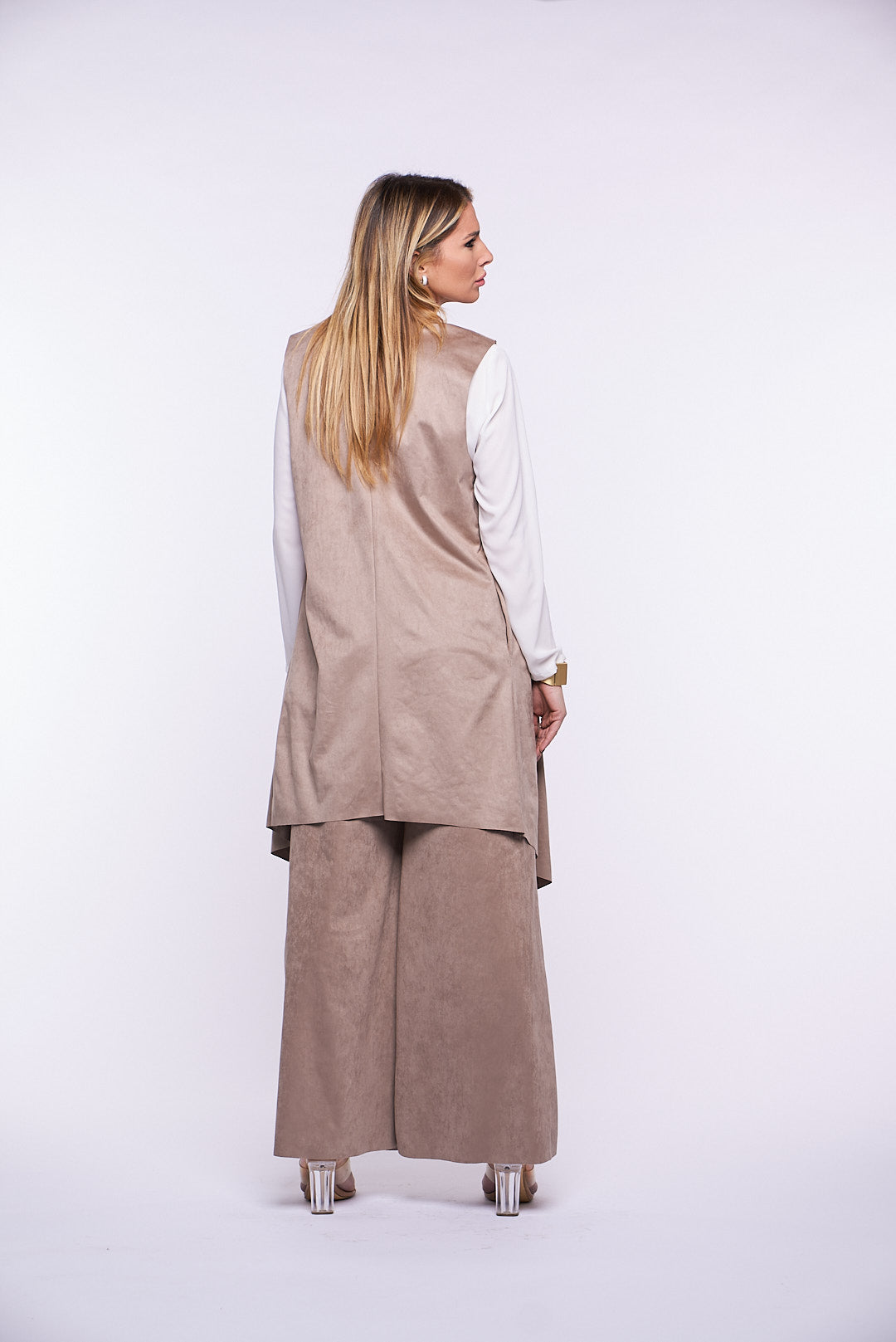 Pantalone Wally Suede effetto dainetto DESERT