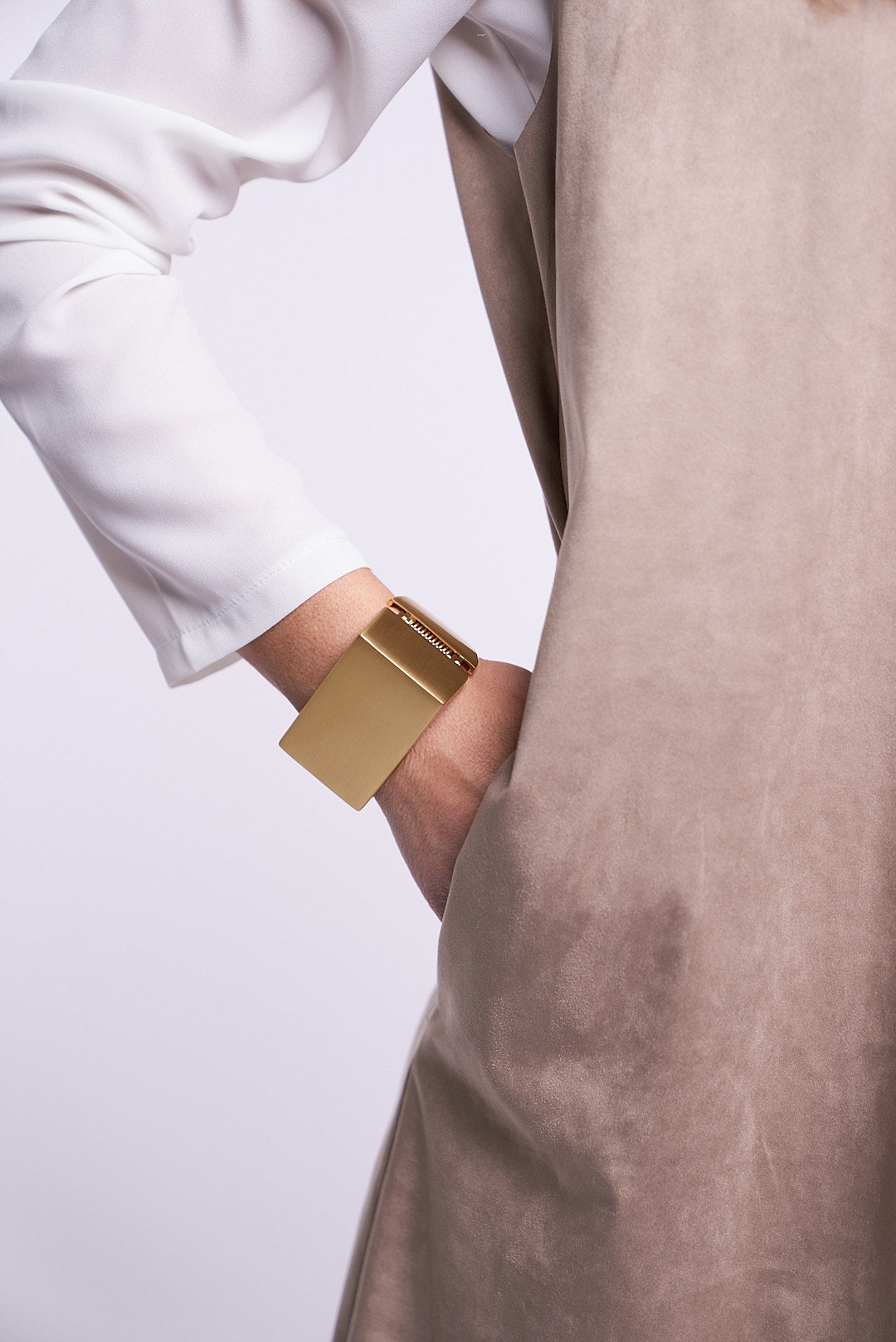 Gilet Momy in Suede effetto dainetto DESERT