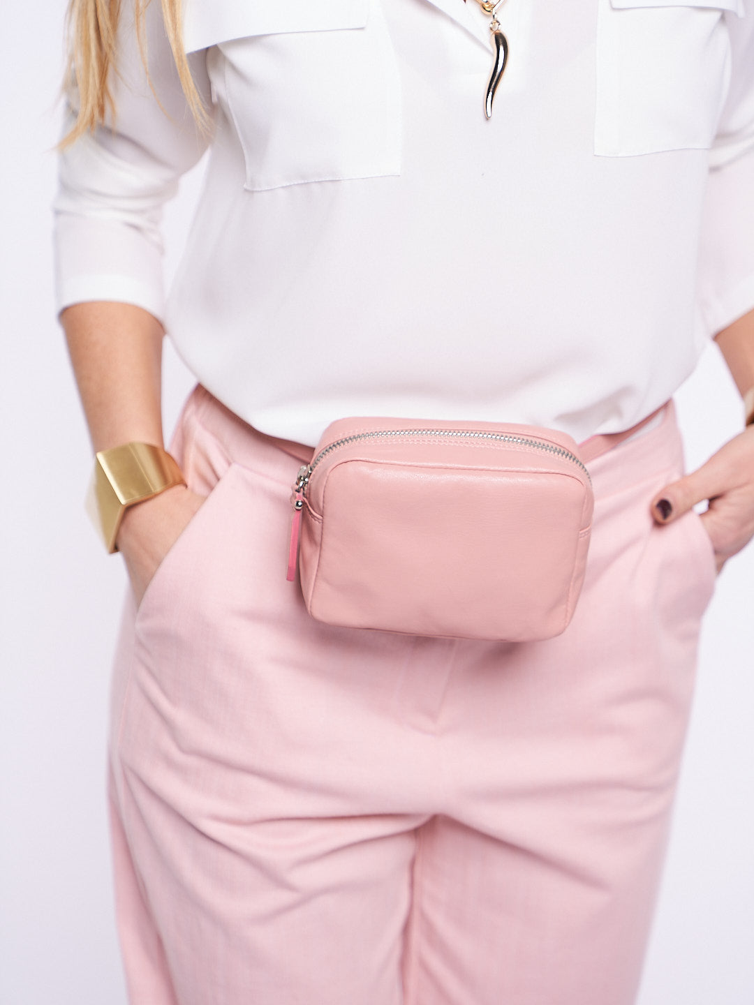 Marsupio Doggie Pelle ROSA