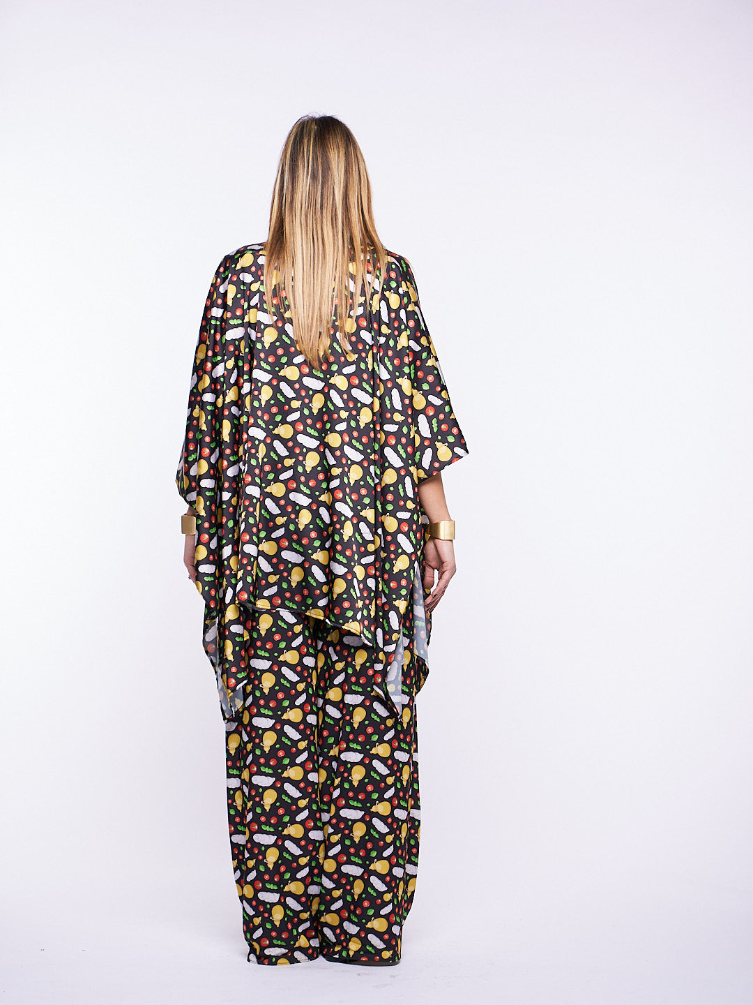 Pantalone Wally Fior di Latte in Twill elasticizzato