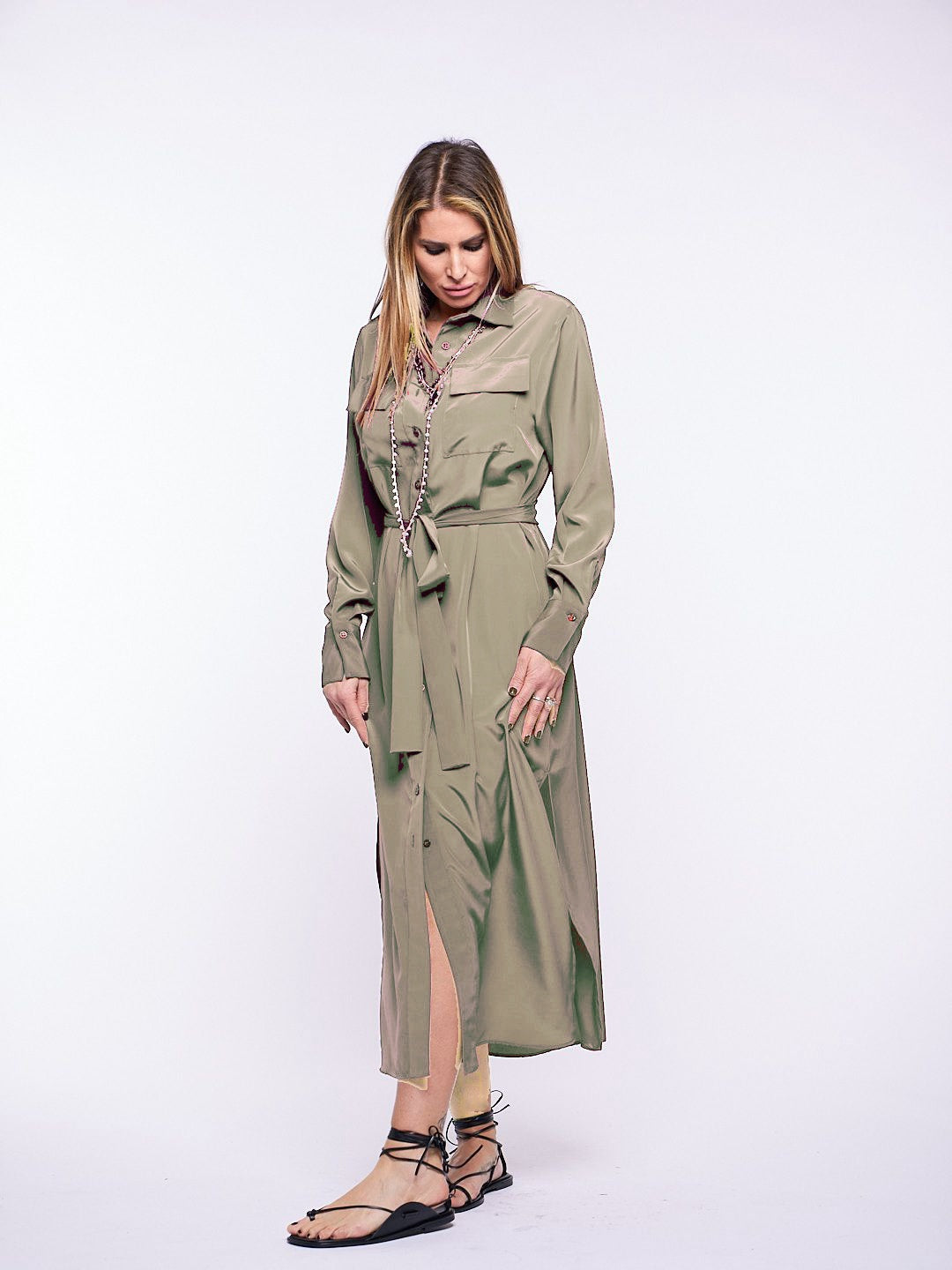 Chemisier Diana Misto seta TORTORA