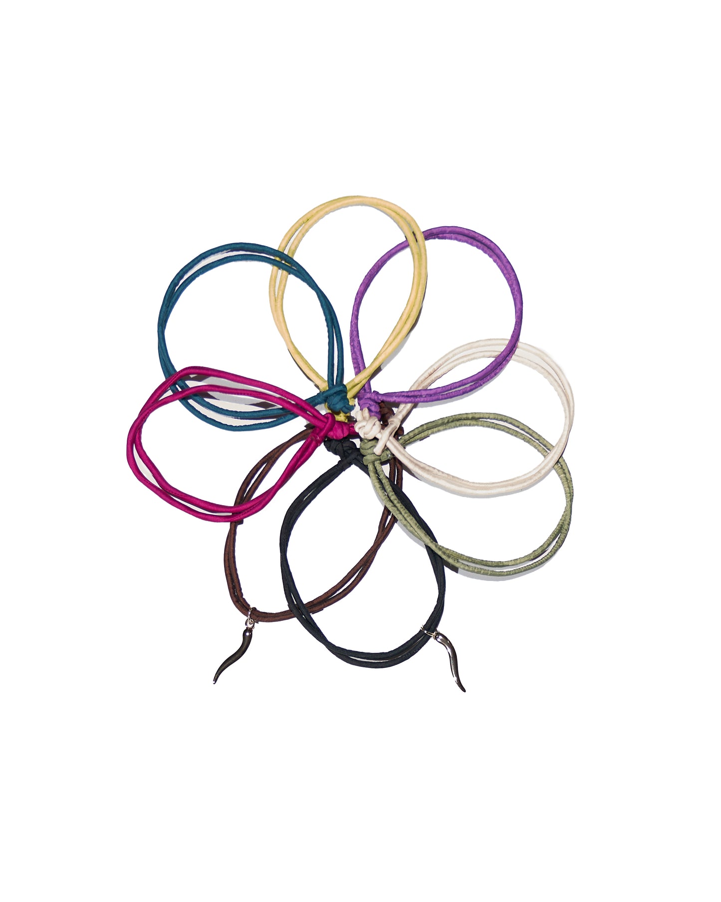 Laccio Corno Demonisanti Raso BURGUNDY