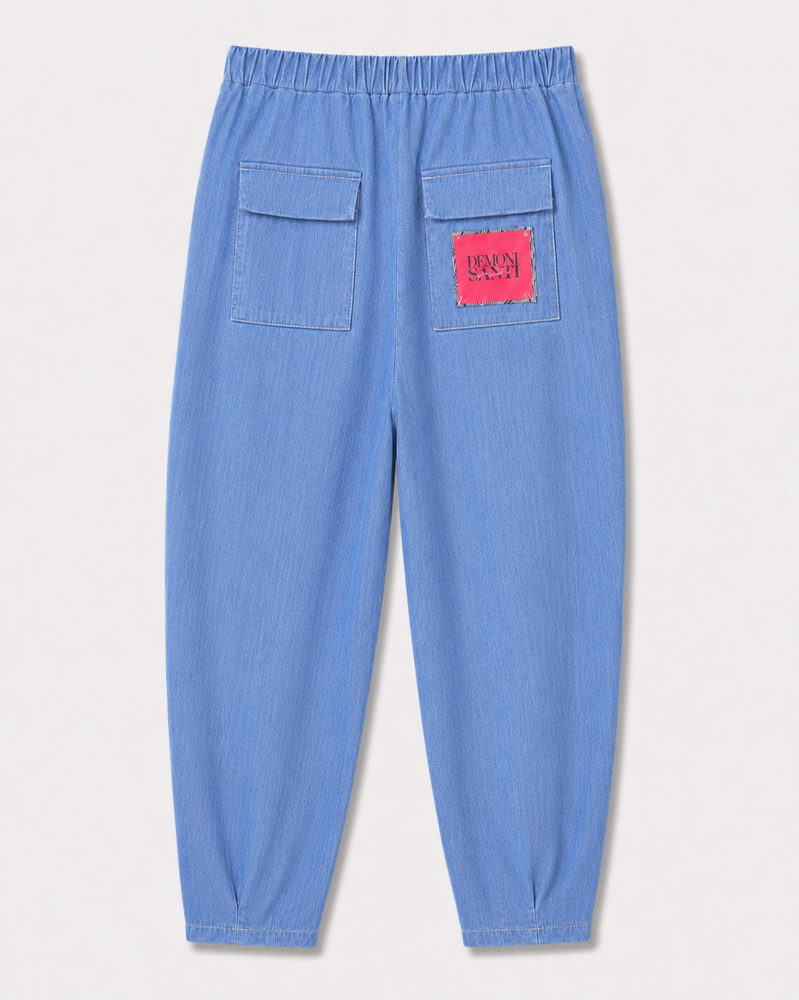 Pantalone Gilda in Denim elasticizzato AZZURRO