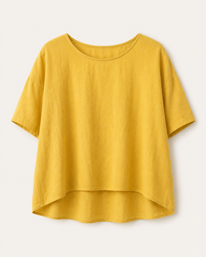 T-Shirt Aury Ramiè giallo OLIO