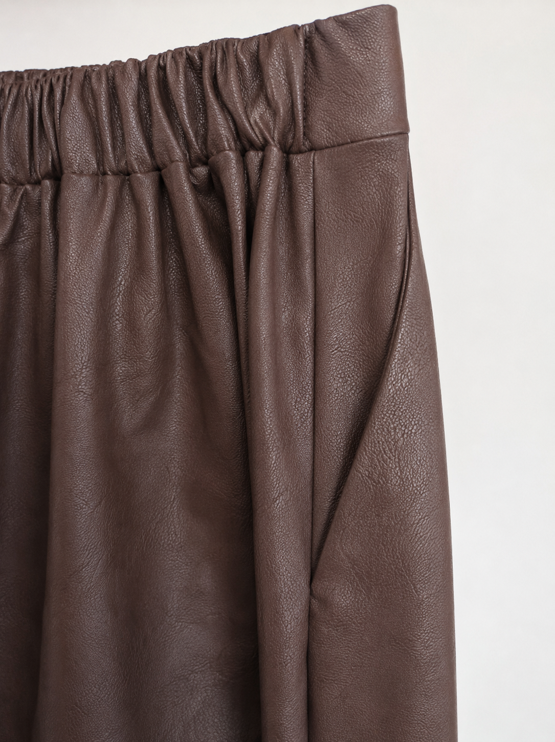 Pantalone Wally Ecopelle cioccolato