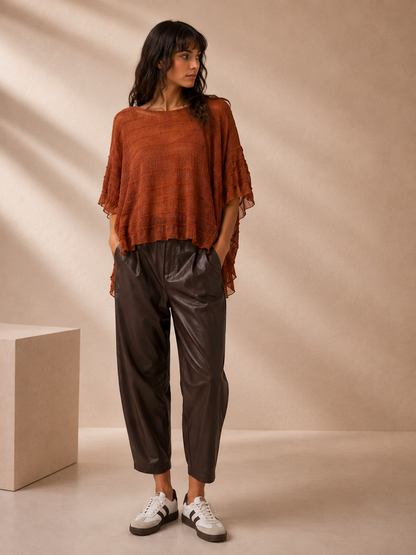Blusa AURY  in SEERSUCKER TABASCO