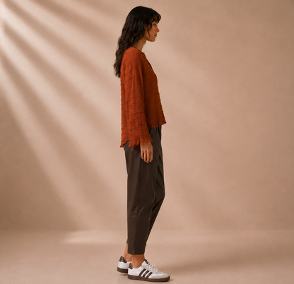 Blusa DANY  in SEERSUCKER TABASCO