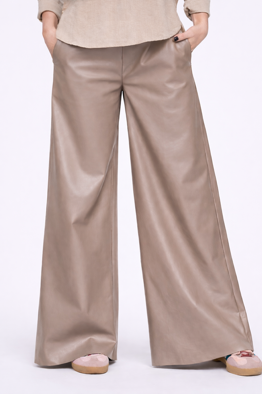 Pantalone Wally Ecopelle FANGO