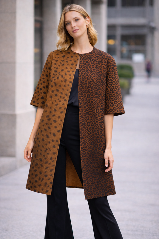 Cappotto Dede' Velour Stampato