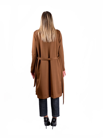 Trench Annabelle in neoprene BRUCIATO