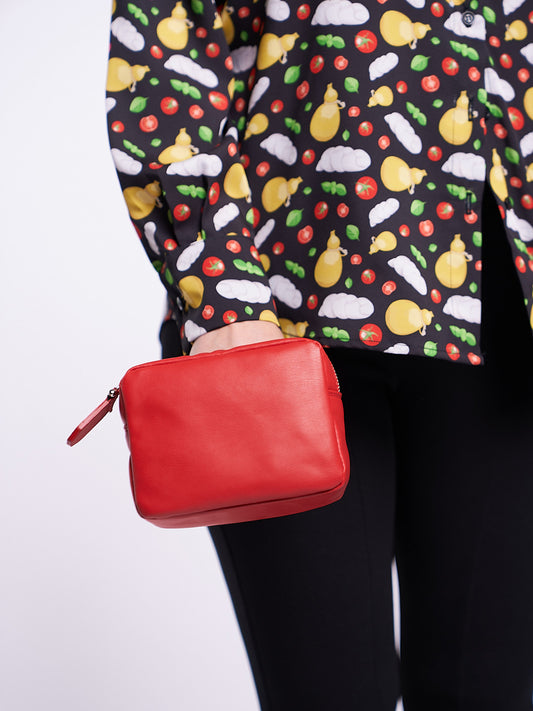 Marsupio Doggie Pelle ROSSO