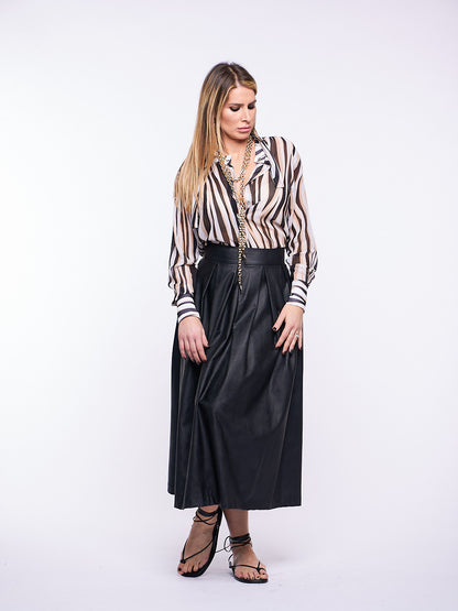 Camicia Yle Zebra in Georgette