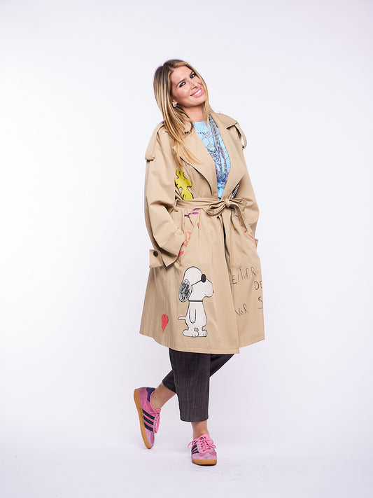 Trench Tesi Upcycled Misto cotone
