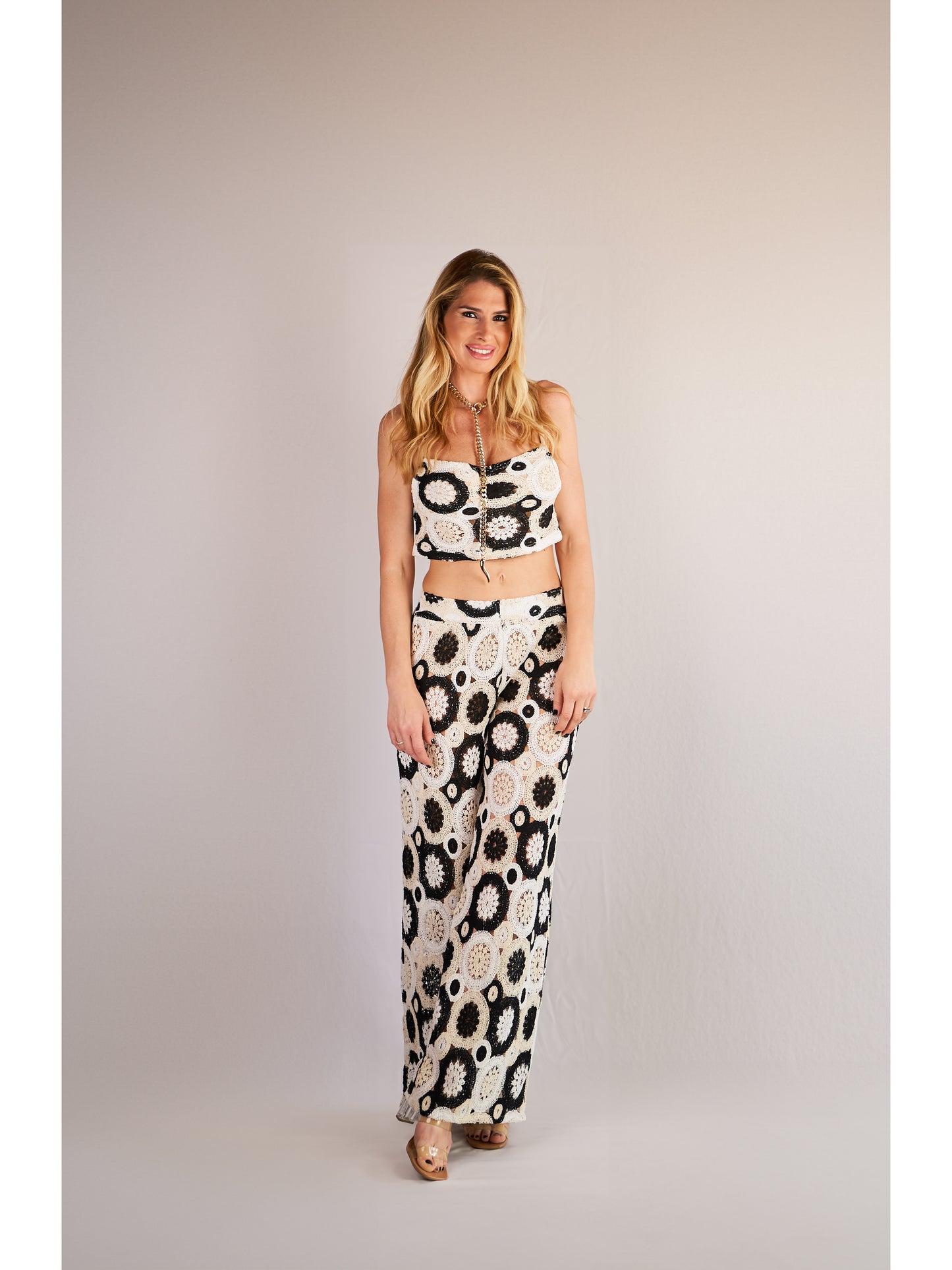 Pantalone Carmen Macramè