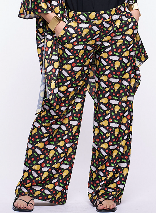 Pantalone Wally Fior di Latte in Twill elasticizzato