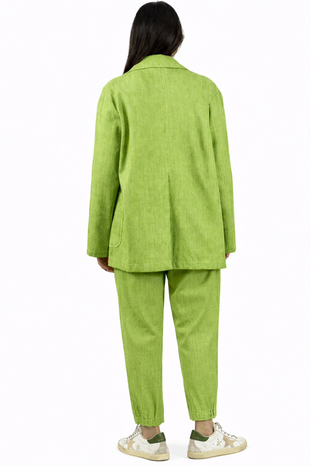 Pantalone Gilda in Denim elasticizzato AVOCADO