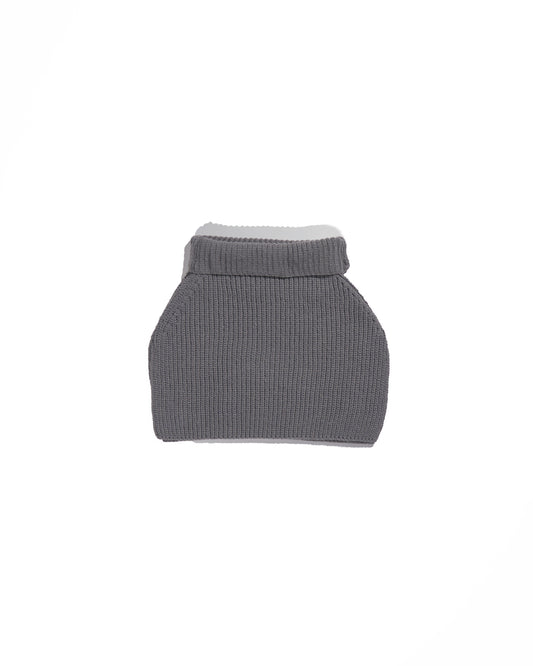Micro Poncho Poppy in misto lana GRIGIO